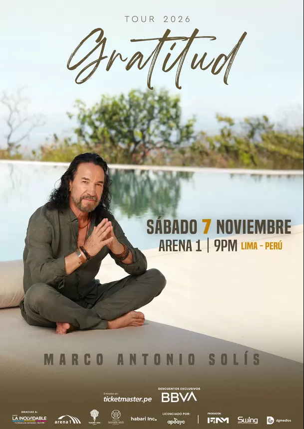 Marco Antonio Solís ofrecerá un inolvidable concierto el 7 de noviembre en el Arena 1 / Instagram