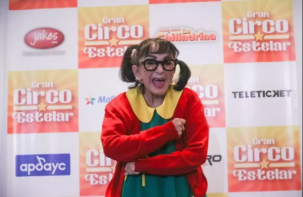 La Chilindrina estuvo en Perú hace unas semanas / Andina 