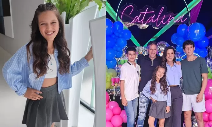 María Copello Su Hija Menor Catalina Cumplió 9 Años Y Celebró Con Una Súper Fiesta América