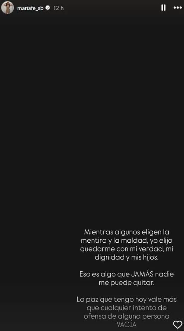 María Fe explota contra “prima” de Josimar por falso embarazo / Instagram