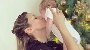 María Grazia Gamarra y la pequeña Eva (Foto: Instagram)