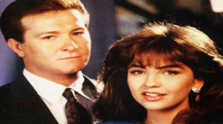 Peniche junto a Thalía en 'María Mercedes'. Foto: Difusión