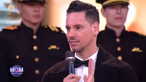 Así reaccionó Anthony Aranda tras descubrirse en vivo la fecha de su matrimonio con Melissa Paredes/Foto: Mande Quien Mande