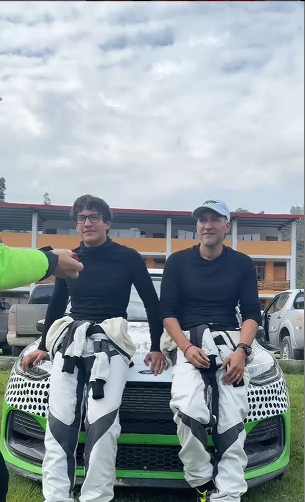 El hijo y esposo de María Pía Copello practican automovilismo desde marzo de este año/Foto: Instagram