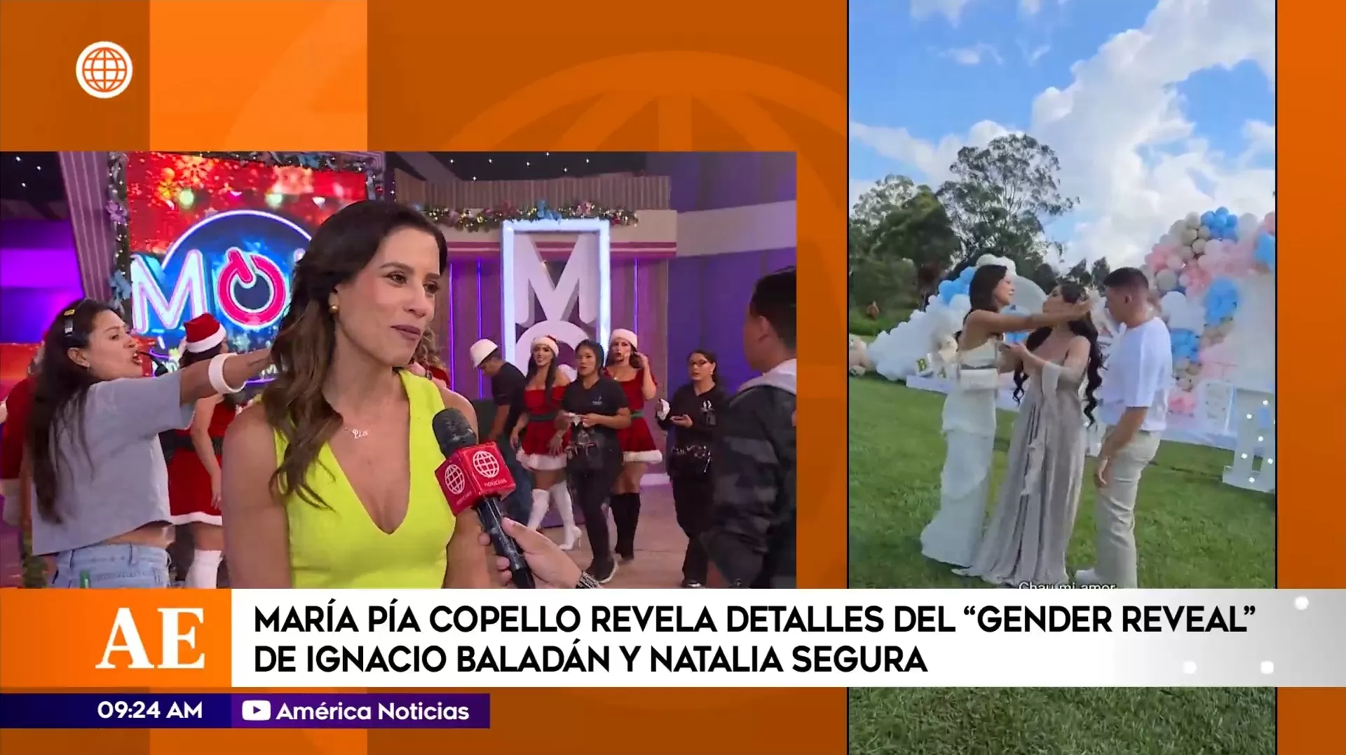 María Pía Copello se perdió el momento en que Ignacio Baladán y Natalia Segura se enteran el sexo de su bebé / América Espectáculos