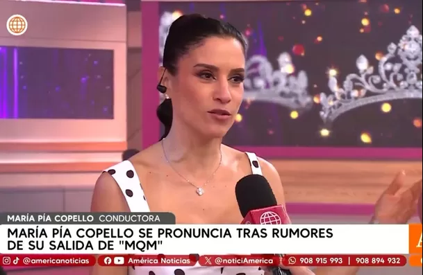 María Pía Copello reveló que es una semana "un poco difícil" / Captura