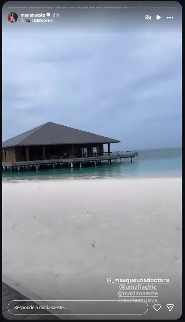 La creadora de contenido volvió a captar todas las miradas al compartir una serie de fotografías en bikini desde las paradisíacas playas de Maldivas. Video: IG @marianaeste
