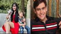 Maribel Guardia y su nieto. Julián Figueroa / Video: IG 