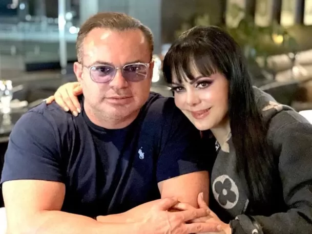 Maribel Guardia jutno a su esposo Marco Chacón. Fuente: Instagram