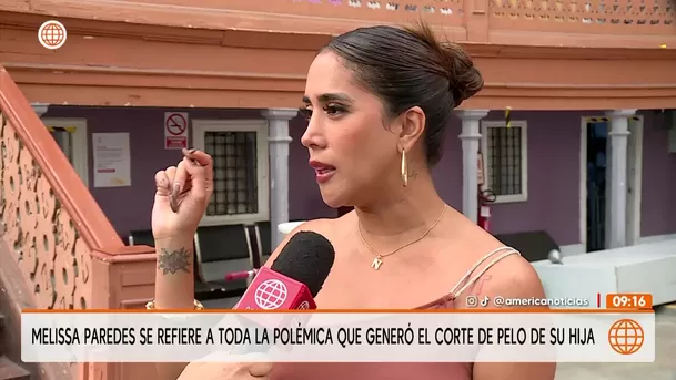 Melissa Paredes grabó un TikTok con Mariella Zanetti en medio de la polémica por su hija Mía. Foto: América TV Melissa Paredes grabó un TikTok con Mariella Zanetti en medio de la polémica por su hija Mía. Foto: América TV