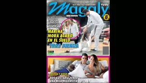 Marina Mora en el sur. Foto: Revista Magaly TeVe