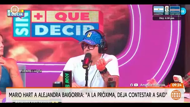La expareja de Alejandra Baigorria no dudó en darle su opinión sobre el tenso cruce que tuvo con periodistas Foto +QTV La expareja de Alejandra Baigorria no dudó en darle su opinión sobre el tenso cruce que tuvo con periodistas Foto +QTV