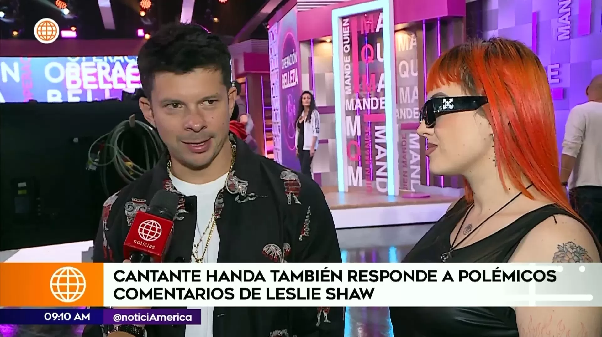 Mario Hart resaltó el talento de la cantante Handa / Fuente: América Espectáculos 