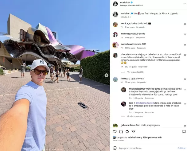 Desde el extranjero, el piloto sorprendió con publicaciones de Instagram. Video: Instagram @mariohart Desde el extranjero, el piloto sorprendió con publicaciones de Instagram. Video: Instagram @mariohart