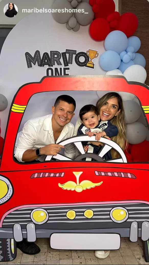 Mario Hart Rivadeneira cumplió su primer añito / Foto: IG Mario Hart