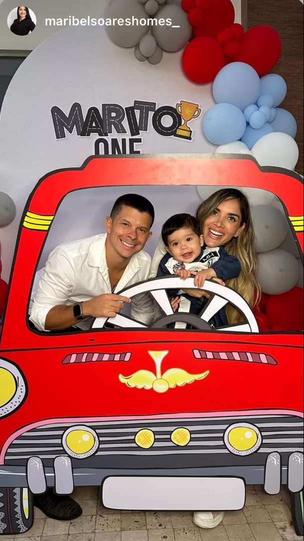 Mario Hart Rivadeneira cumplió su primer añito / Foto: IG Mario Hart