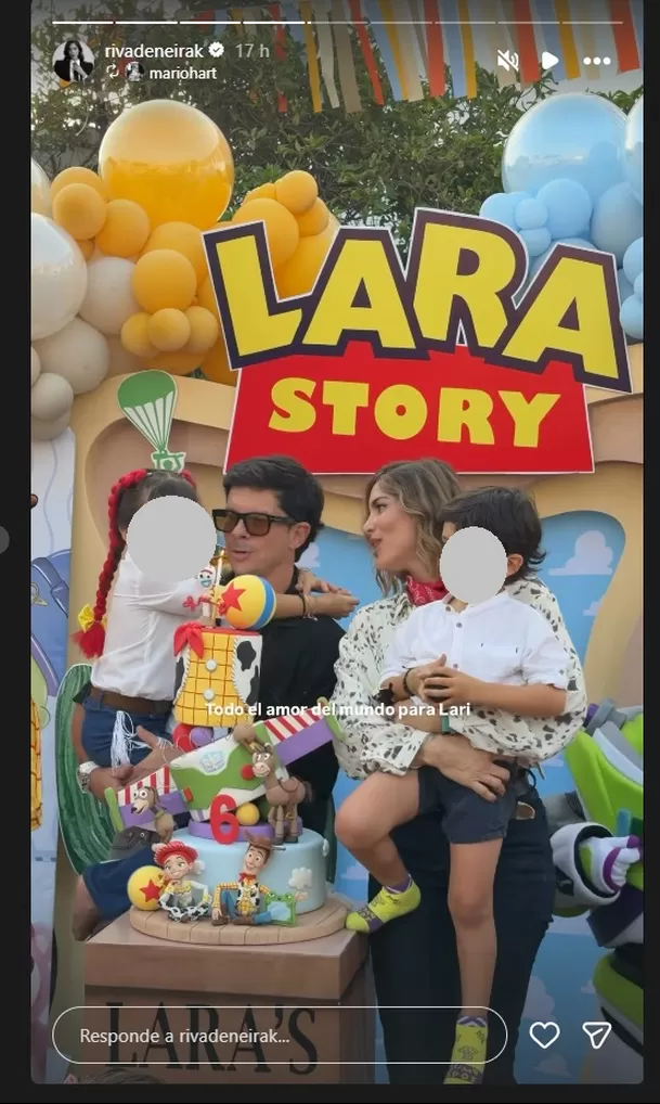 Mario Hart y Korina Rivadeneira compartieron un momento familiar por los seis años de su hija Larita, dejando ver que mantienen una relación cordial pese a las polémicas que marcaron su separación. Foto: IG @rivadeneirak Mario Hart y Korina Rivadeneira compartieron un momento familiar por los seis años de su hija Larita, dejando ver que mantienen una relación cordial pese a las polémicas que marcaron su separación. Foto: IG @rivadeneirak