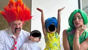 La celebración de Mario Hart y Korina Rivadeneira con sus hijos por Halloween / Instagram