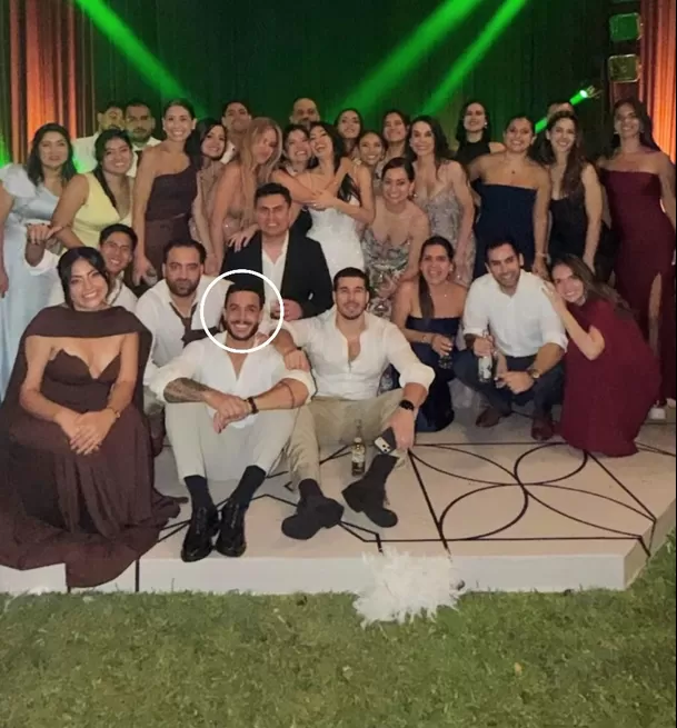 Mario Irivarren coincidió con Onelia Molina y Kevin Díaz en boda / IG: almendracacho
