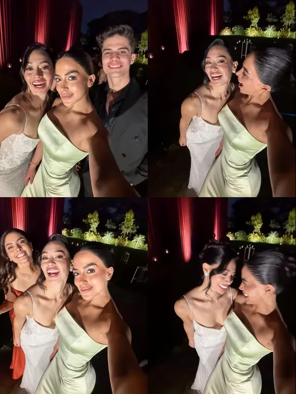 Onelia Molina y Kevin Díaz coincidieron con Mario Irivarren en boda / IG: oneliamolina_ 