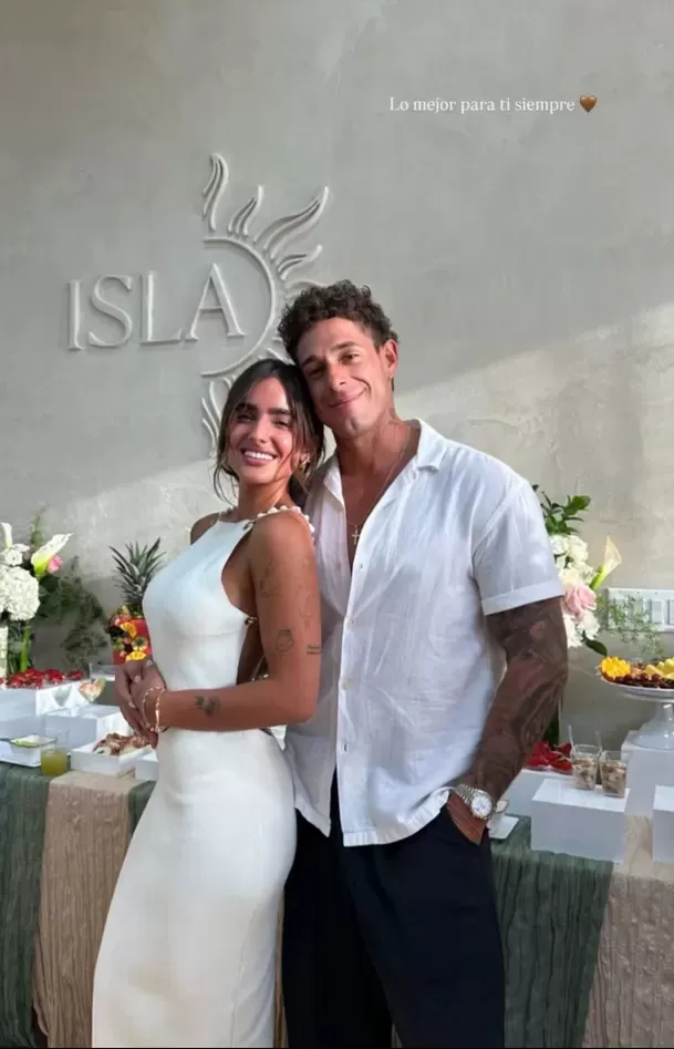 Hugo García en la inauguración del spa de Isabella Ladera en Miami / Instagram