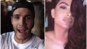 Mario Irivarren e Ivana Yturbe coincidieron en concierto de Wisin y Yandel