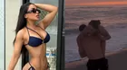 Mario Irivarren le jugó cruel broma a Onelia Molina en la playa
