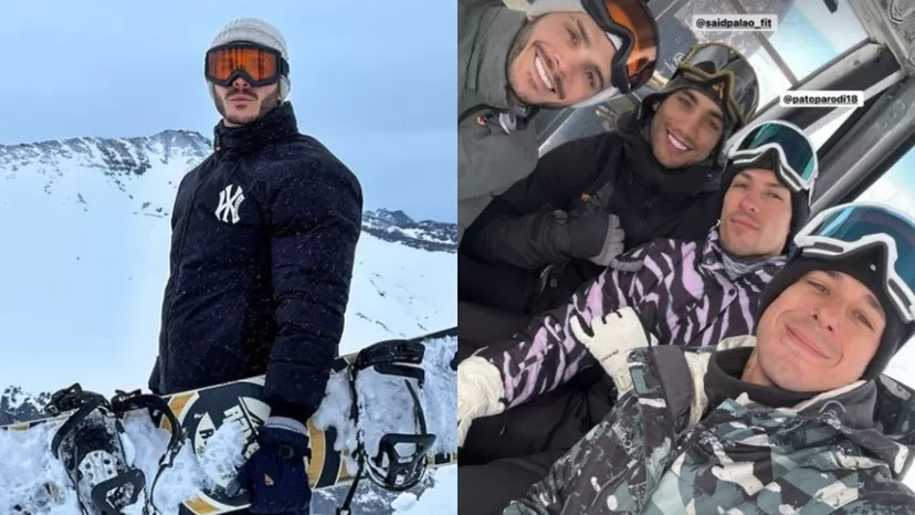 Mario Irivarren protagonizó terrible momento durante sus vacaciones en la nieve