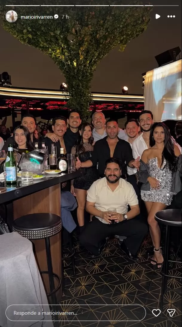 Mario Irivarren se luce junto a Tábata Suárez en una fiesta/ Captura Mario Irivarren se luce junto a Tábata Suárez en una fiesta/ Captura