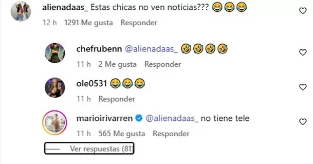 Tras el escándalo que marcó el final de su romance con Onelia Molina, Mario Irivarren vuelve a estar en el ojo de la tormenta por su nueva relación. Esta vez, respondió con humor a los comentarios que cuestionaron su romance con Tabata Suárez. Video: Instagram @marioirivarren Tras el escándalo que marcó el final de su romance con Onelia Molina, Mario Irivarren vuelve a estar en el ojo de la tormenta por su nueva relación. Esta vez, respondió con humor a los comentarios que cuestionaron su romance con Tabata Suárez. Video: Instagram @marioirivarren