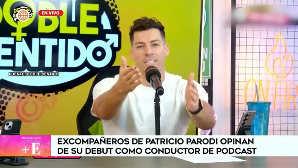 Patricio Parodi debutó como conductor de podcast en 'Doble sentido' / Captura