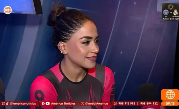 Onelia Molina estuvo nerviosa por coqueteos con Mario Irivarren en 'Esto es Guerra' / Captura