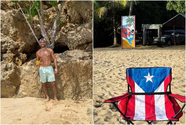 Mario Irivarren y Tabata Suárez viajaron a Puerto Rico / IG: @marioirivarren @tabatasuarezo