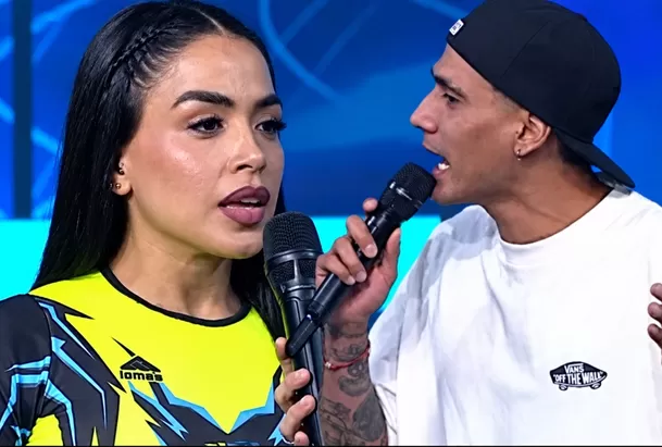 Onelia Molina saluda a Gerardo Pe, amigo de Mario Irivarren, en EEG / Captura
