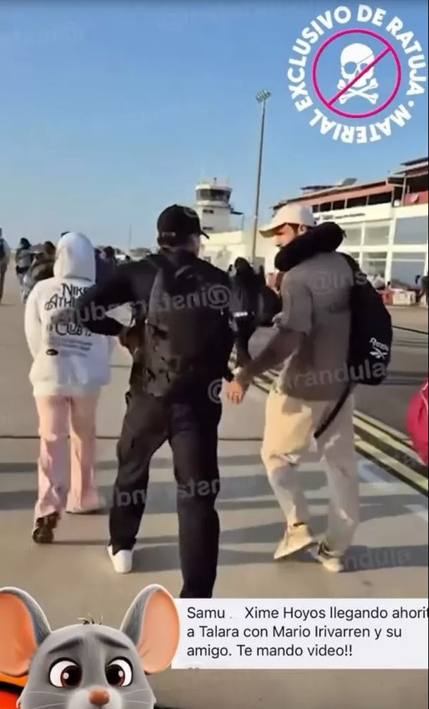 Mario Irivarren y Ximena Hoyos llegando a Talara / Instarandula 