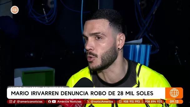 Mario Irivarren contó detalles del robo que sufrió el fin de semana / Captura