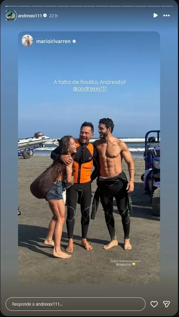 Mario Irivarren y Ximena Hoyos volvieron a irse de viaje y sorprendieron al reunirse con exchico reality Video: Instagram @marioirivarren Mario Irivarren y Ximena Hoyos volvieron a irse de viaje y sorprendieron al reunirse con exchico reality Video: Instagram @marioirivarren