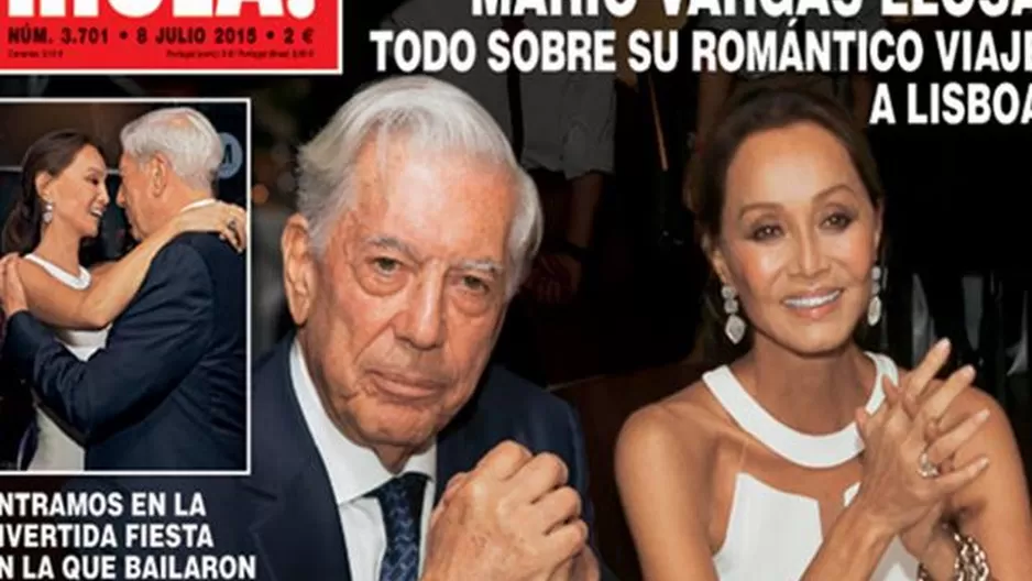 Mario Vargas Llosa e Isabel Preysler en Hola 