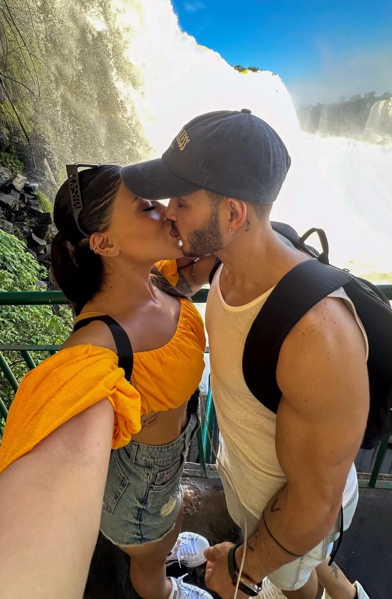 Mario Irivarren y Onelia Molina disfrutan de sus vacaciones en Iguazú/Foto: Instagram