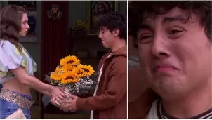 Maripaz le regresó a Estiven los girasoles comprados con todos sus ahorros / AméricaTV