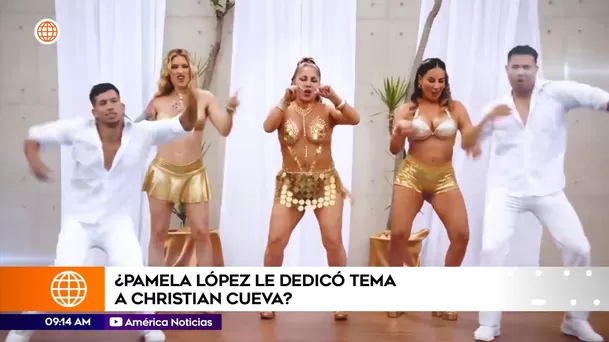 Pamela López debutó en el videoclip de 'Dile que no' de Marisol y Leslie Shaw / Captura