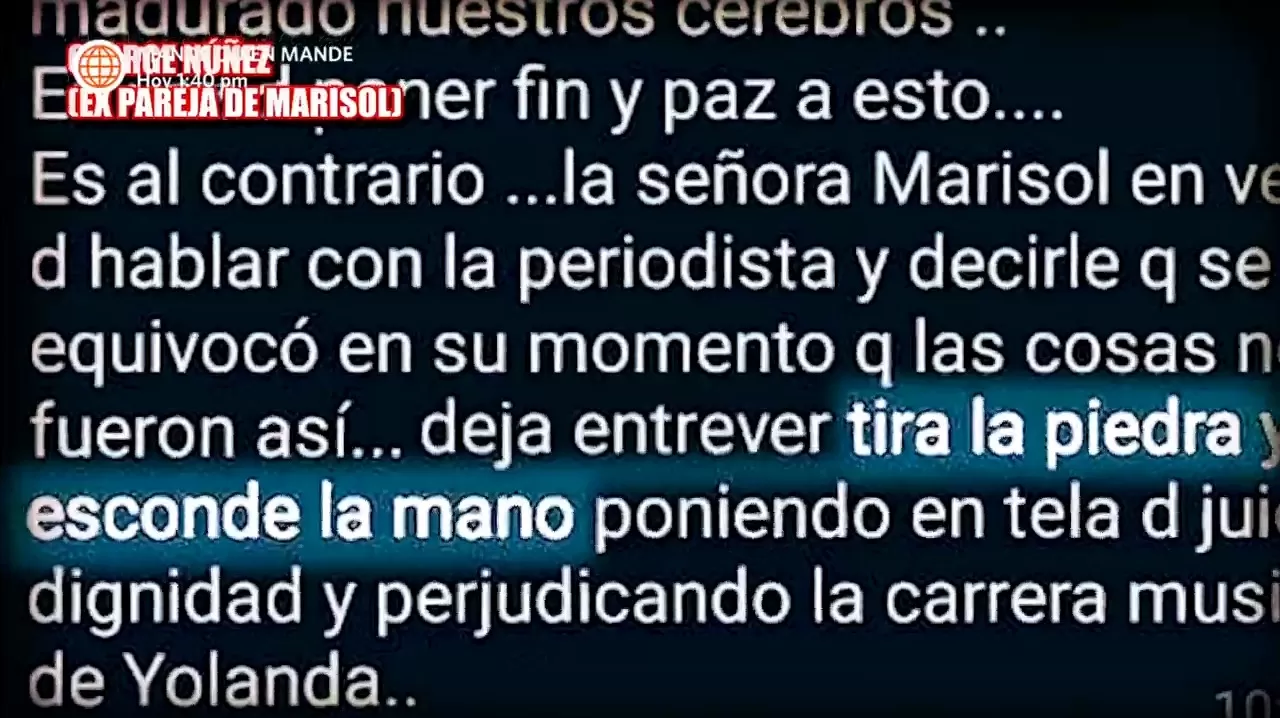 George Núñez arremete contra su ex Marisol por Yolanda Medina / América Hoy