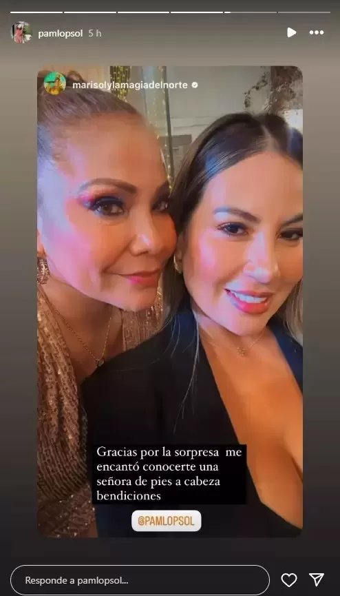Marisol elogió a Pamela López: “Es una señora de pies a cabeza”/ Instagram Marisol elogió a Pamela López: “Es una señora de pies a cabeza”/ Instagram