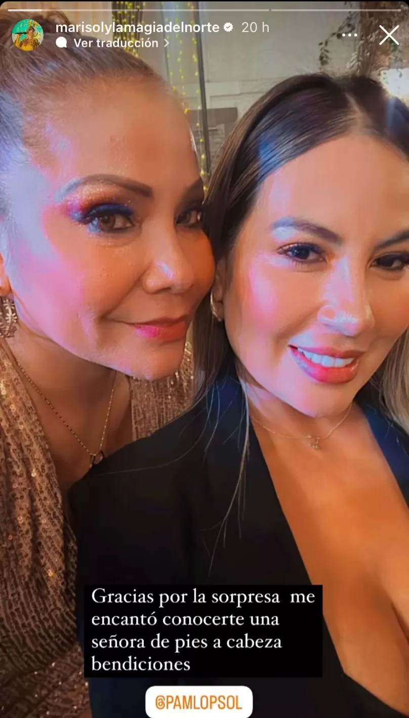 Es conocida la amistad entre Pamela López y Marisol/Foto: Instagram