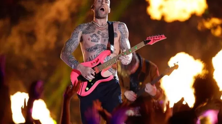 Adam Levin, vocalista de Maroon 5. Foto: EFE Adam Levin, vocalista de Maroon 5. Foto: EFE