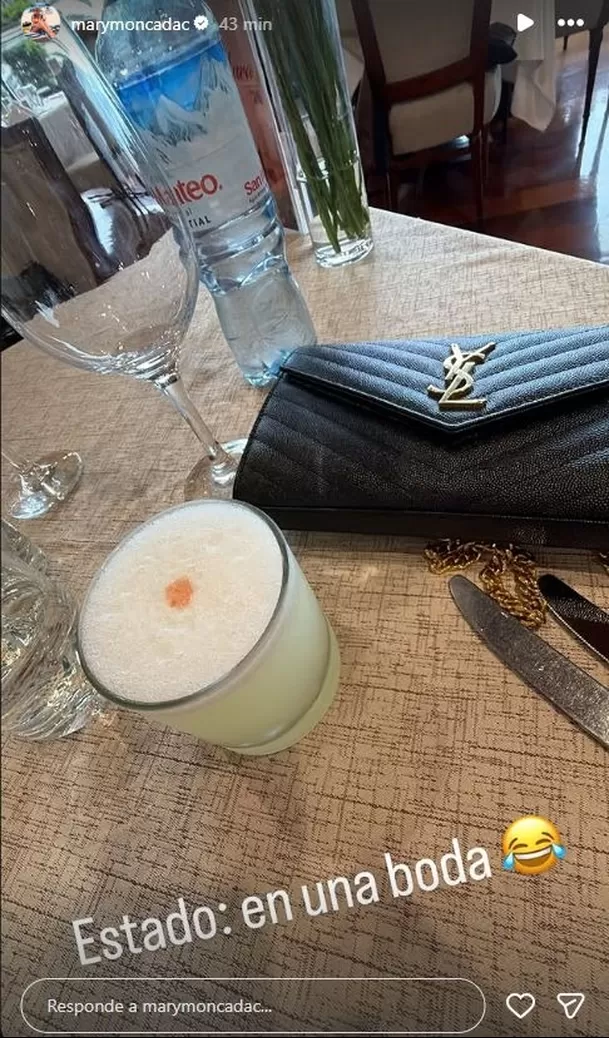 El curioso mensaje de Mary Moncada tras boda de Christian Domínguez y Karla Tarazona / IG: @marymoncada