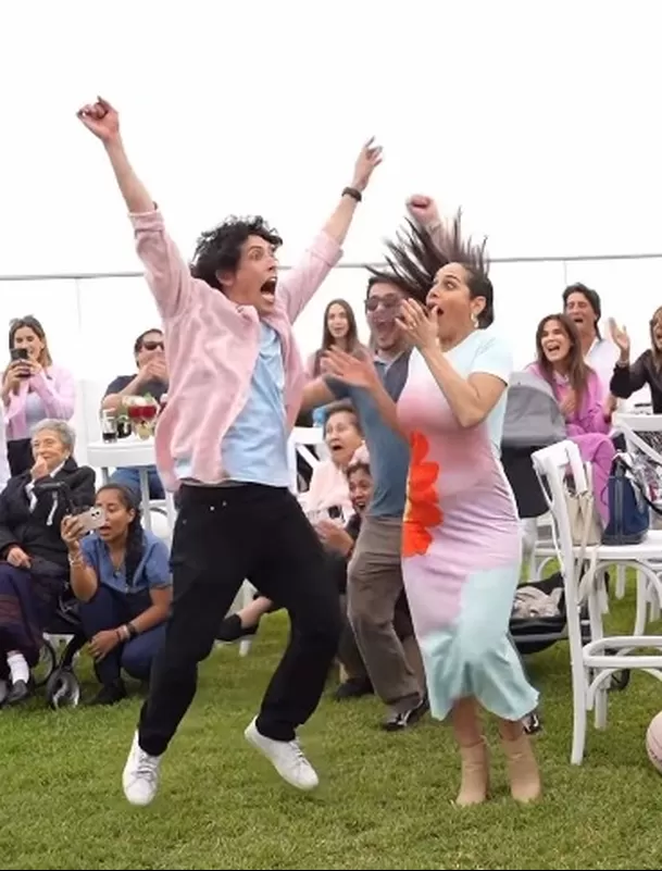 Mateo Garrido Lecca y Verónica y su fiesta de revelación/ Instagram Mateo Garrido Lecca y Verónica y su fiesta de revelación/ Instagram