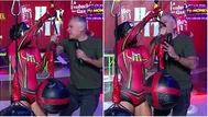Mathías Brivio interrumpe juego para corregir a Raysa Ortiz