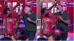 Mathías Brivio interrumpe en plena competencia por un error de Raysa Ortiz / AméricaTV
