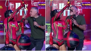 Mathías Brivio interrumpe en plena competencia por un error de Raysa Ortiz / AméricaTV